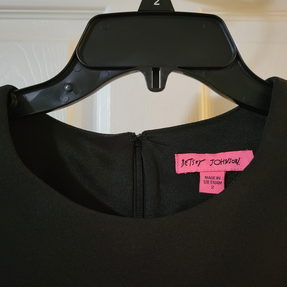 Betsey Johnson | Black Sheath Dress, Size 2 - Picture 5 of 14